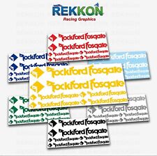 Adesivos ROCKFORD FOSGATE decalques de vinil autoadesivo emblema áudio x6  comprar usado  Enviando para Brazil