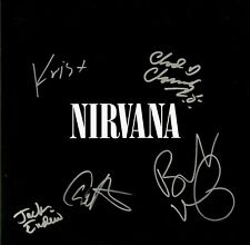 Nirvana signed autographed for sale  LONDON