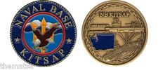 BASE NAVAL DA MARINHA KITSAP BANGOR BREMERTON 1.75" MOEDA DE DESAFIO MILITAR, usado comprar usado  Enviando para Brazil