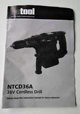 Nutool ntcd36a 36volt for sale  BLACKBURN