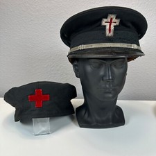 Boné maçom Cavaleiros Templários da década de 1920 COM capa de chuva ANTIGO autêntico comprar usado  Enviando para Brazil