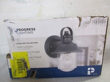 Progress Lighting Lakelynn 1 luz 9 pol. Lanterna de parede texturizada preta para área externa comprar usado  Enviando para Brazil