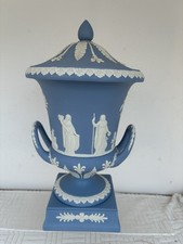 Wedgwood blue jasperware for sale  COLCHESTER