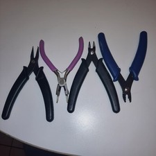 Conjunto de 4 alicates para fabricação de joias kit de ferramentas de embrulho de arame de miçangas para amadores, usado comprar usado  Enviando para Brazil