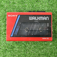 Vintage red sony for sale  BARKING