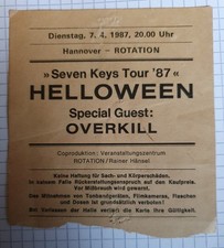 Helloween keys tour gebraucht kaufen  Bad Lauterberg im Harz