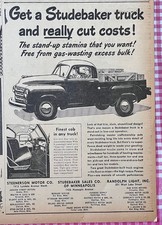 1951 newspaper studebaker for sale  Houlton