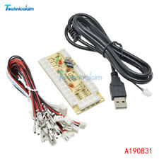 USB Encoder Zero Delay Arcade PC to Joystick MAME 5Pin Sanwa Push Button cable, usado comprar usado  Enviando para Brazil
