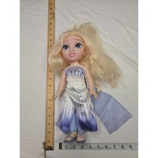 Boneca da moda Disney Frozen Elsa cintilante vestido azul e branco cabelo loiro longo, usado comprar usado  Enviando para Brazil