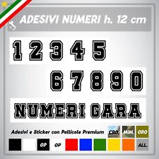 Adesivi numeri moto usato  Caserta