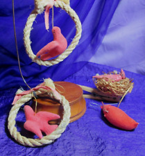 Vintage flocked red for sale  Dalton