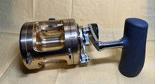 Usado, Carretel de pesca Shimano Tiagra 16 2 velocidades mercado negro kit upgrade e alça de barra em T comprar usado  Enviando para Brazil