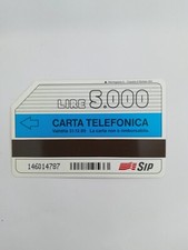 Carta telefonica sip usato  Roma