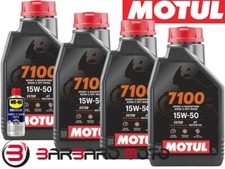 4 LT LITRI OLIO MOTUL 7100 15W50 MOTO SCOOTER SINTETICO 100% ESTER MA2 + WD-40 comprar usado  Enviando para Brazil