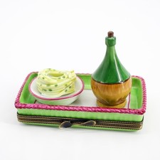 Bandeja de macarrão e chianti Chamart Limoges França caixa de bugigangas comprar usado Bandeja de macarrão e chianti Chamart Limoges França caixa de bugigangas comprar usado  Enviando para Brazil