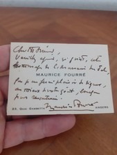 Maurice fourré carte d'occasion  Château-du-Loir