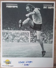 Derek dougan signed for sale  STOURBRIDGE