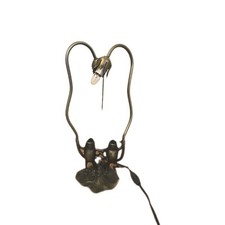 Abajur de mesa vintage sapos cantando dança bronze fundido em pé em Lillypad comprar usado  Enviando para Brazil