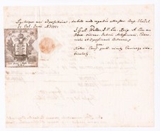 Fattura con sigillo usato  Italia