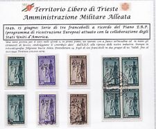 1949 trieste set usato  Milano
