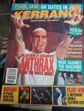 Kerrang magazine may for sale  DRIFFIELD