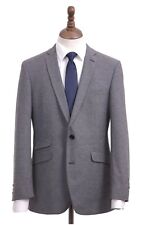 Terno masculino cinza ajuste sob medida A39 Savile Row comprar usado  Enviando para Brazil