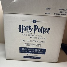 Caixa de envio de livros Harry Potter e a Ordem da Fênix 2003 comprar usado  Enviando para Brazil