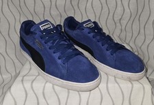 Tênis Puma Camurça Clássico Masculino Tamanho 11.5 Azul/Preto Camurça comprar usado  Enviando para Brazil