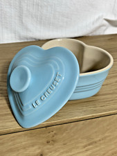 Creuset blue heart for sale  SKEGNESS