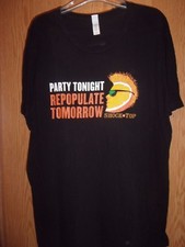 Camiseta Shock Top Party Tonight Repovoar Amanhã Preta GG comprar usado  Enviando para Brazil