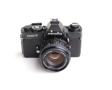 Fotocamera minolta black usato  Spedire a Italy
