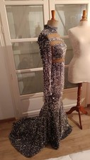 Robe longue paillettes d'occasion  Carcassonne