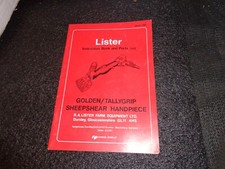 Lister golden tallygrip for sale  CARNFORTH