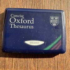 Concise oxford thesaurus for sale  WIGAN