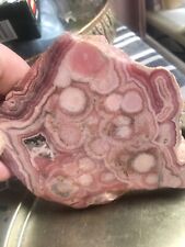 Banded rhodochrosite slice for sale  CANTERBURY