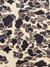 Tecido de lona vintage 62" L X 32" camuflagem padrão de caça de pato comprar usado  Enviando para Brazil