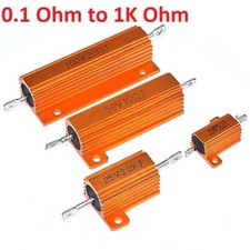 Resistor de energia 100W RX24 caixa de metal 0,1Ω-1KΩ ±5% comprar usado  Enviando para Brazil