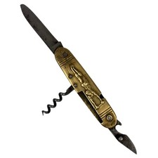 Faca de bolso França Le Sabot fontenille cabo de latão 3 lâminas design esportivo comprar usado  Enviando para Brazil