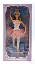 Życzenia baletowe lalka Barbie / różowa etykieta / trykot baleriny / Mattel DGW35, nrfB na sprzedaż  Wysyłka do Poland