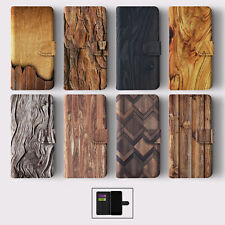 CAPA CARTEIRA FLIP PARA SAMSUNG S23 S22 S21 S20 S10 S9 GRÃO DE MADEIRA APARÊNCIA NATURAL comprar usado  Enviando para Brazil
