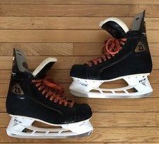 Patins de hóquei vintage DAOUST 555 GOLD TUUK Lightspeed Edge LS2/11.5C *RARO*🇨🇦 comprar usado  Enviando para Brazil