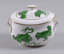 Tigela de açúcar Wedgwood CHINESE DRAGON-GREEN osso porcelana com tampa comprar usado  Enviando para Brazil