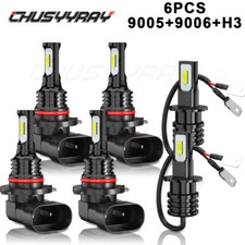 Faróis de LED dianteiros L+R e lâmpadas de neblina para Toyota Corolla 2001 2002 2003 2004, usado comprar usado  Enviando para Brazil