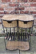 Vintage wicker rattan for sale  MANCHESTER