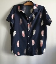 Blouse chemisier bleu d'occasion  Bourg-de-Thizy