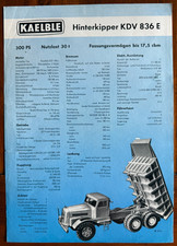Prospekt 1959 kaelble gebraucht kaufen  Gerlingen