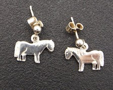 Shetland pony earrings for sale  LIVINGSTON