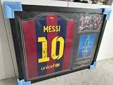 Signed lionel messi for sale  POOLE