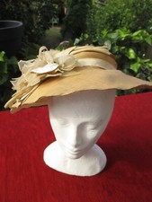 Chapea paille fleurs d'occasion  France