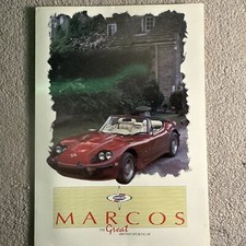 Marcos range brochure for sale  FARNHAM